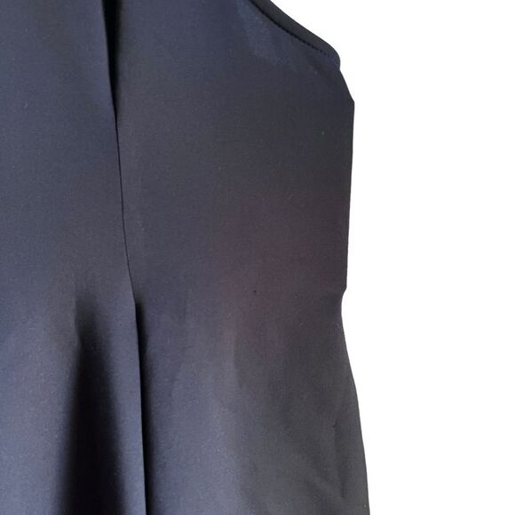 Torrid black Mini Scuba Fluted sleeveless Dress 0 - Picture 8 of 11